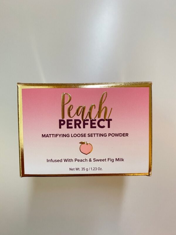 بودرة تثبيت غير لامعة بلون الخوخ